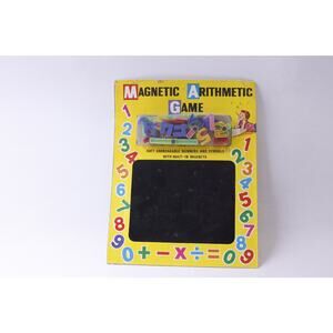 Magnetic Arithmetic Game, Soft Numbers and Symbols with Built-in Magnets,